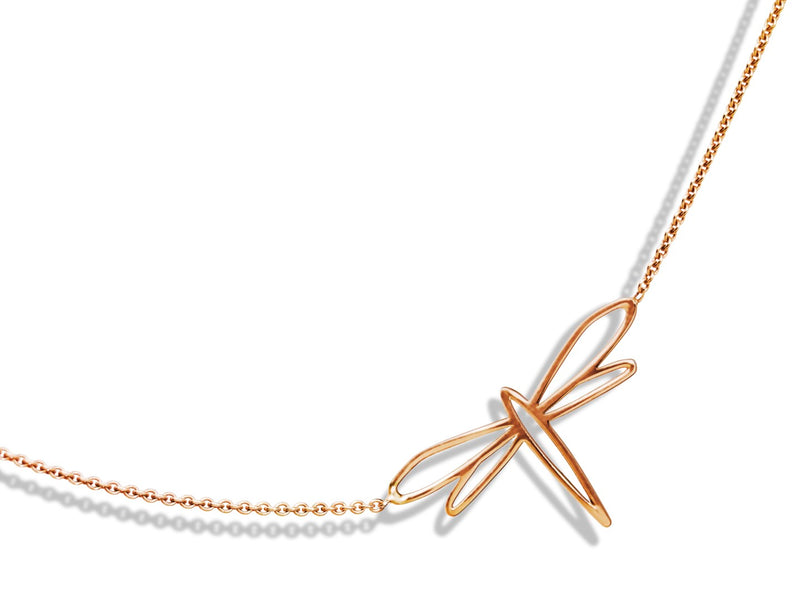 Collier "Libelle" 18 Karat Roségold