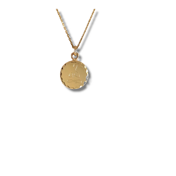 Kette 585 Gelbgold Namaste