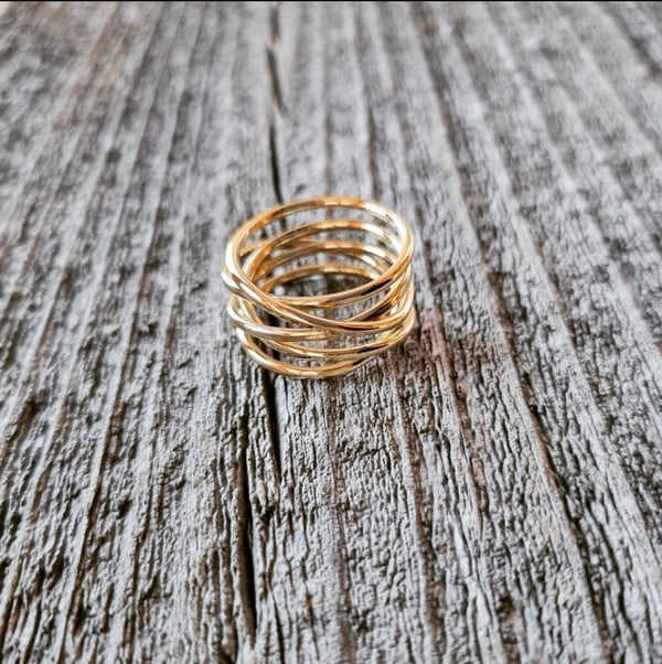 WICKELRING 750 Gelbgold